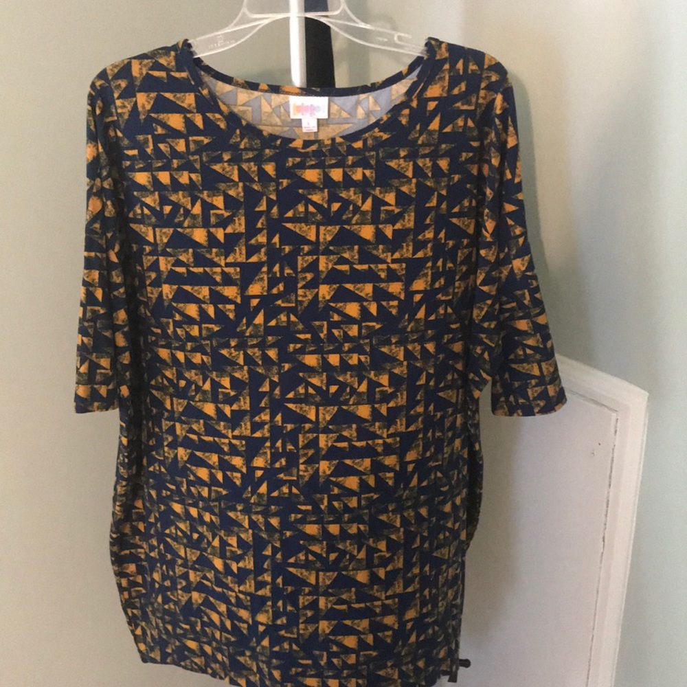 Lularoe blue and gold Irma